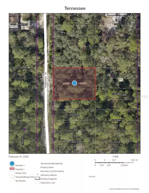 Tennessee Street, Paisley, FL 32767