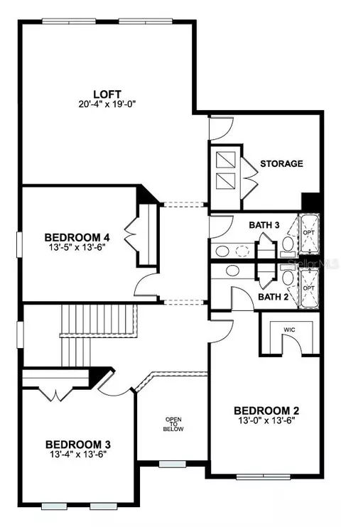 Floorplan - 3779 Wolves Creek Pl, Apopka, FL 32712 photo 1 of 2