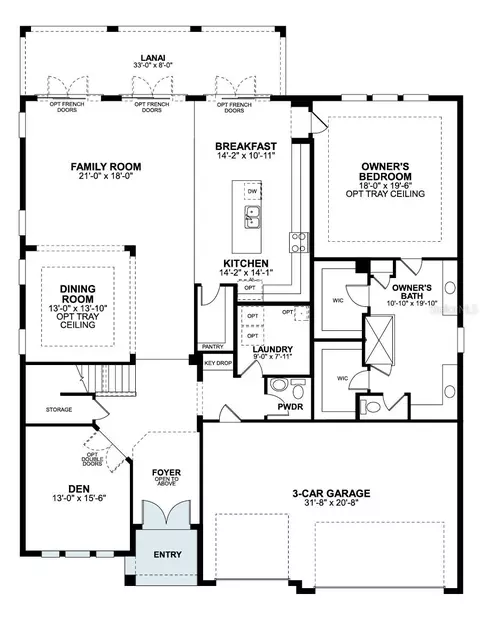 Floorplan - 3779 Wolves Creek Pl, Apopka, FL 32712 photo 2 of 2