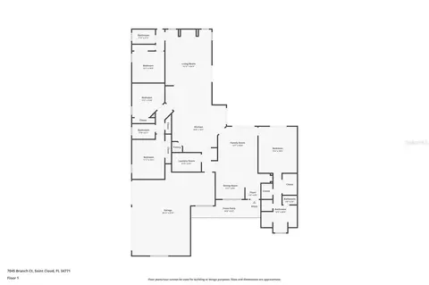 Floorplan - 7045 Branch Ct, Saint Cloud, FL 34771 photo 1 of 1