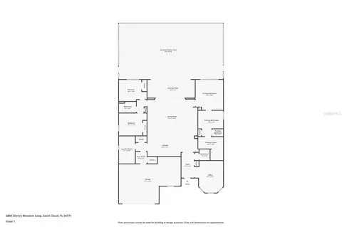 Floorplan - 2808 Cherry Blossom Loop, Saint Cloud, FL 34771 photo 1 of 1