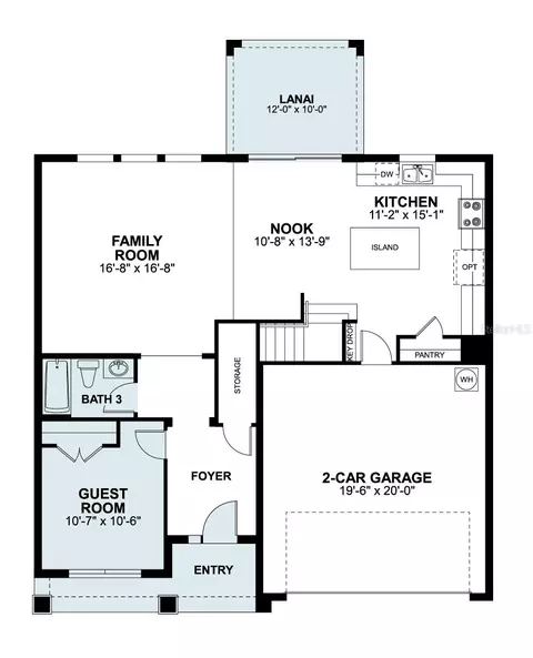 Floorplan - 2663 Bittern Bnd, Saint Cloud, FL 34773 photo 2 of 2