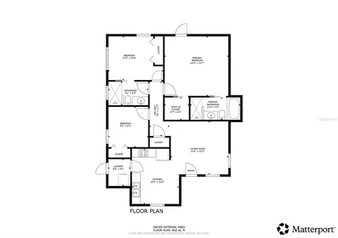 Floorplan - 3450 Kaiser Ave, Saint Cloud, FL 34772 photo 1 of 1