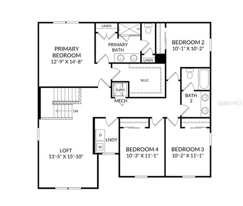 Floorplan - 1295 Blue Daze Ln, Eustis, FL 32726 photo 2 of 2