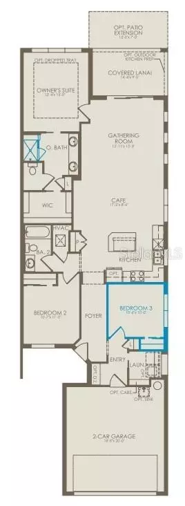 Floorplan - 2356 Daisy Tree Rd, Saint Cloud, FL 34771 photo 1 of 1