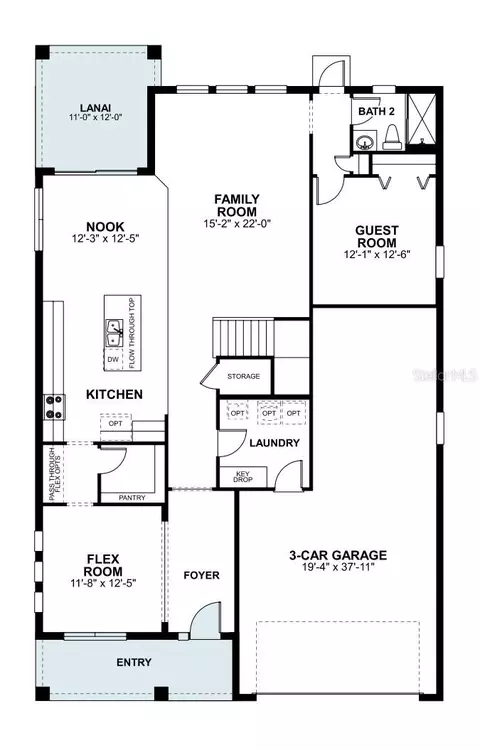 Floorplan - 1284 Hyde St, Saint Cloud, FL 34771 photo 1 of 2