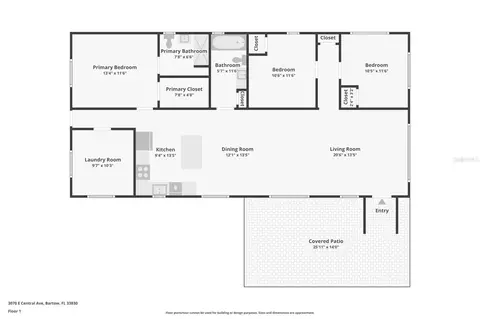 Floorplan - 3070 E Central Ave, Bartow, FL 33830 photo 1 of 1
