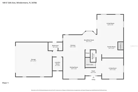Floorplan - 109 E 12th Ave, Windermere, FL 34786 photo 1 of 1
