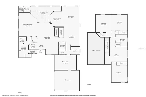 Floorplan - 5459 Rishley Run Way, Mount Dora, FL 32757 photo 1 of 1