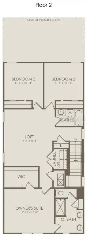 Floorplan - 5013 Furrowed Way, Saint Cloud, FL 34771 photo 2 of 2