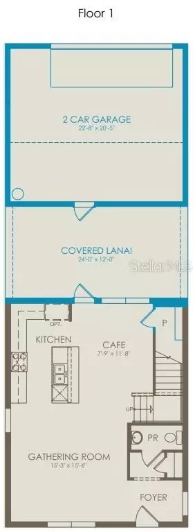 Floorplan - 5013 Furrowed Way, Saint Cloud, FL 34771 photo 1 of 2
