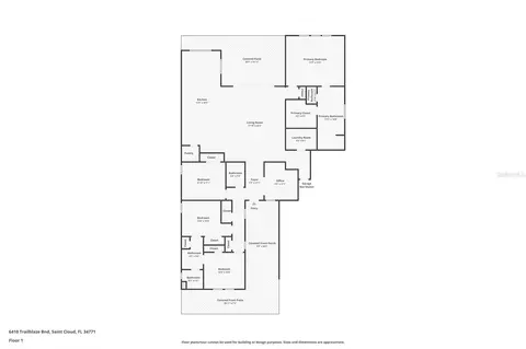 Floorplan - 6410 Trailblaze Bnd, Saint Cloud, FL 34771 photo 1 of 1