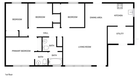 Floorplan - 905 Cedar Dr, Melbourne, FL 32901 photo 1 of 1