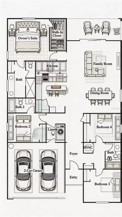 Floorplan - 4713 SW 83rd Loop, Ocala, FL 34476 photo 1 of 1
