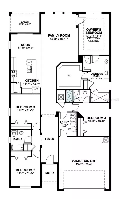 Floorplan - 1302 Hyde St, Saint Cloud, FL 34771 photo 1 of 1