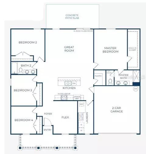 Floorplan - 2566 SW 154th Ln, Ocala, FL 34473 photo 1 of 1