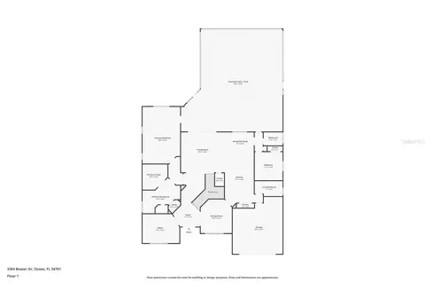 Floorplan - 3304 Beazer Dr, Ocoee, FL 34761 photo 1 of 2
