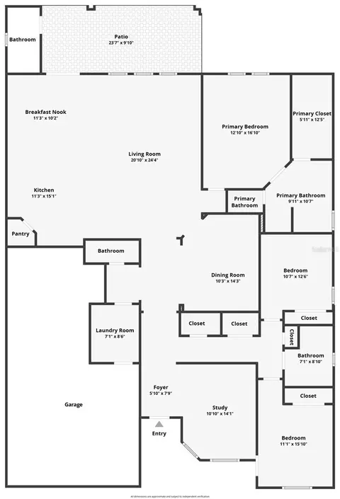 Floorplan - 5414 Manchester Dr, Saint Cloud, FL 34771 photo 1 of 1
