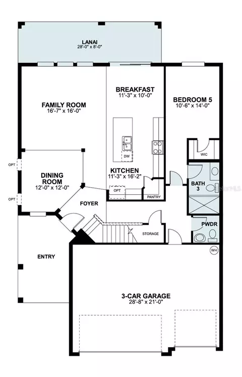 Floorplan - 6741 Yellow Warbler Bnd, Saint Cloud, FL 34773 photo 2 of 2