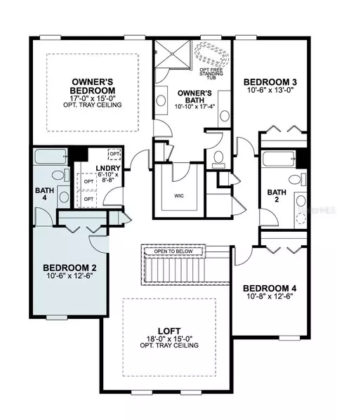 Floorplan - 6741 Yellow Warbler Bnd, Saint Cloud, FL 34773 photo 1 of 2
