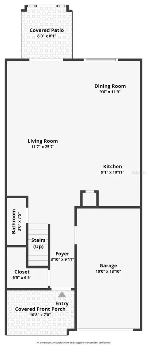 Floorplan - 661 Fortanini Cir, Ocoee, FL 34761 photo 2 of 3