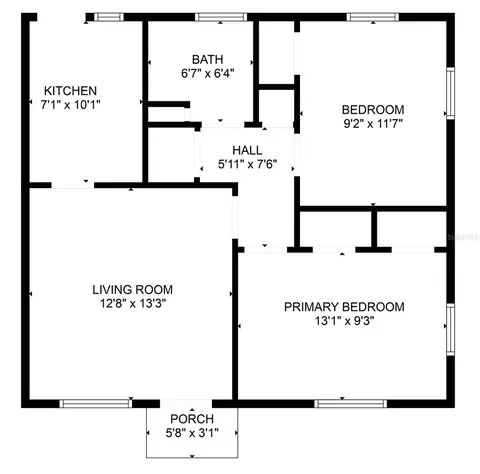 Floorplan - 7 Cypress Cir, Ormond Beach, FL 32176 photo 1 of 1