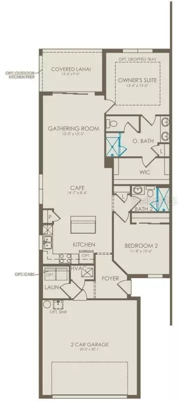 Floorplan - 5034 Gardenrow Dr, Saint Cloud, FL 34772 photo 1 of 1