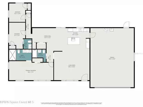 Floorplan - 2678 Pine Ave, Mims, FL 32754 photo 1 of 1