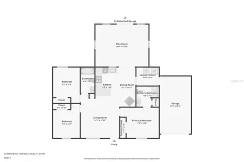 Floorplan - 22 Walnut Run, Ocala, FL 34480 photo 1 of 1