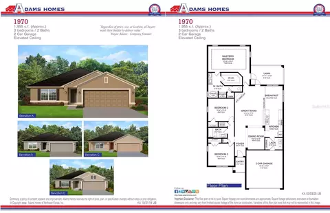 Floorplan - 7636 Bent Tree Loop, Saint Cloud, FL 34771 photo 1 of 1