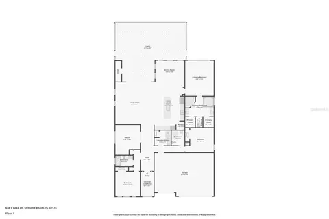 Floorplan - 648 Southlake Dr, Ormond Beach, FL 32174 photo 1 of 1