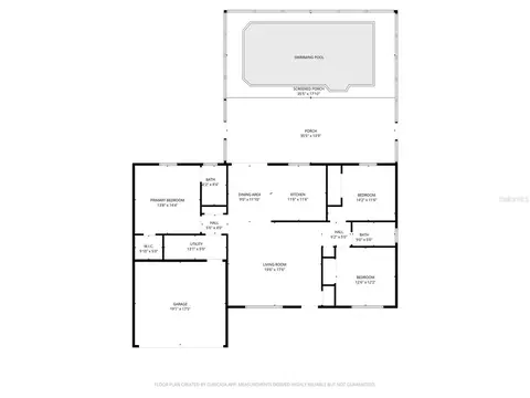 Floorplan - 2809 Willow Oak Dr, Edgewater, FL 32141 photo 1 of 1
