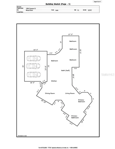 Floorplan - 1064 Ceasars Ct, Mount Dora, FL 32757 photo 1 of 1