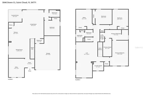 Floorplan - 5046 Down Ct, Saint Cloud, FL 34772 photo 1 of 1
