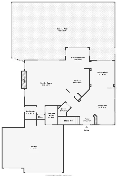 Floorplan - 816 Lancer Cir, Ocoee, FL 34761 photo 1 of 2