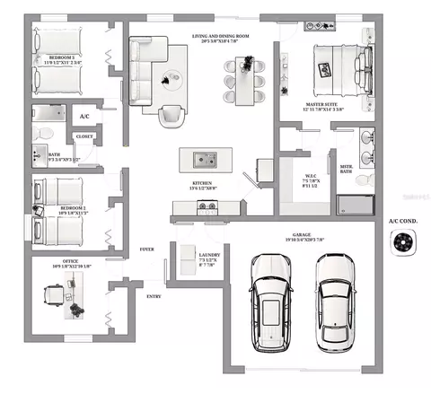 Floorplan - 5010 SW 155th Loop, Ocala, FL 34473 photo 1 of 1