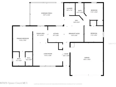 Floorplan - 5145 Carter St, Cocoa, FL 32927 photo 1 of 1