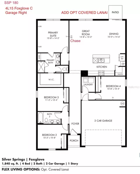 Floorplan - 572 Sun Warbler Way, Saint Cloud, FL 34771 photo 1 of 1