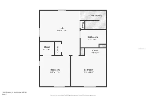 Floorplan - 11401 Evesham Dr, Windermere, FL 34786 photo 2 of 3