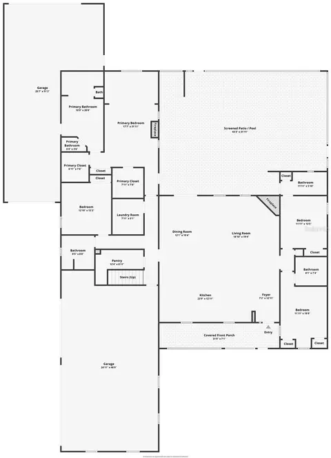Floorplan - 2075 Mustang Ct, Saint Cloud, FL 34771 photo 1 of 2