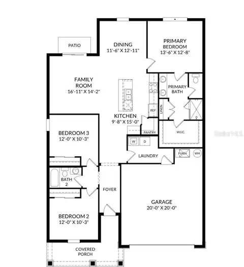 Floorplan - 1884 Horsetail Dr, Saint Cloud, FL 34771 photo 1 of 1
