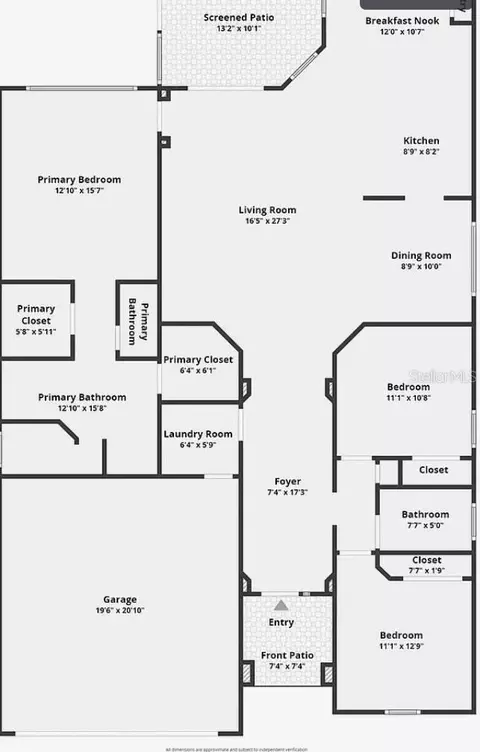Floorplan - 7328 Blue Beech Dr, Riverview, FL 33578 photo 1 of 1