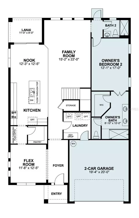 Floorplan - 6693 Yellow Warbler Bnd, Saint Cloud, FL 34773 photo 1 of 2