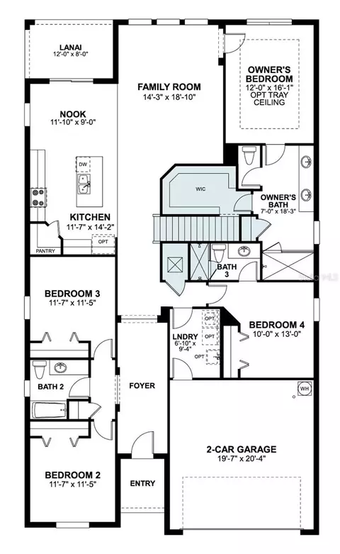 Floorplan - 6813 Yellow Warbler Bnd, Saint Cloud, FL 34773 photo 2 of 2