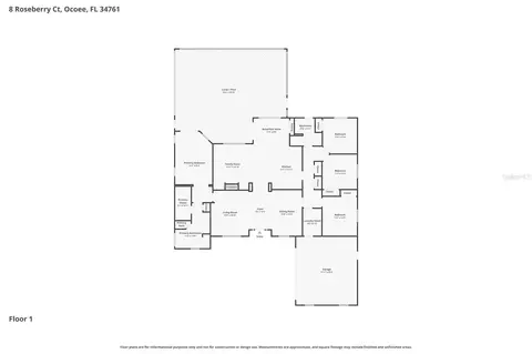Floorplan - 8 Roseberry Ct, Ocoee, FL 34761 photo 1 of 1
