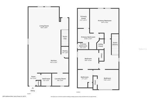 Floorplan - 2975 Addison Blvd, Saint Cloud, FL 34771 photo 3 of 3