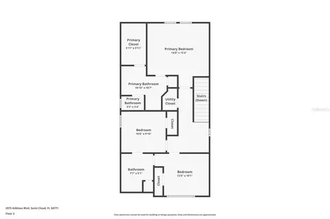 Floorplan - 2975 Addison Blvd, Saint Cloud, FL 34771 photo 2 of 3