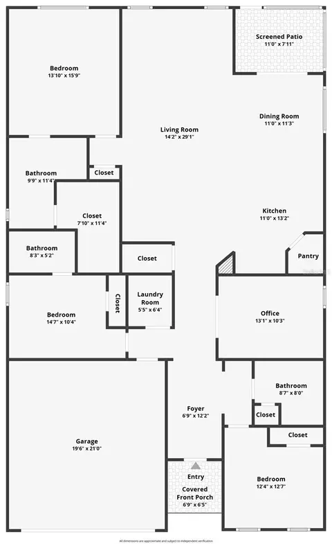 Floorplan - 5757 Anders Way, Saint Cloud, FL 34771 photo 1 of 1