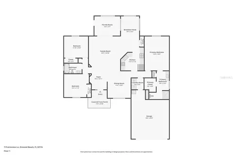 Floorplan - 7 Prairieview Ln, Ormond Beach, FL 32174 photo 1 of 1