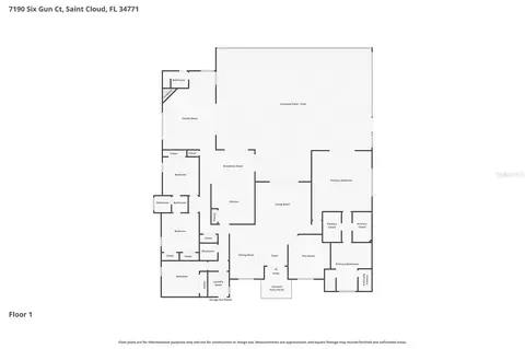 Floorplan - 7190 Six Gun Ct, Saint Cloud, FL 34771 photo 1 of 1